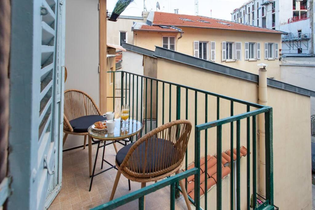 L19 1Bdr Massena Central 2Mins Sea/Promenadeac/Balcony Ницца Экстерьер фото