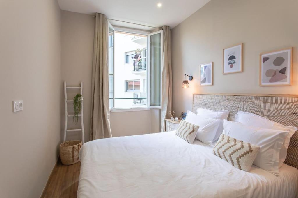 L19 1Bdr Massena Central 2Mins Sea/Promenadeac/Balcony Ницца Экстерьер фото
